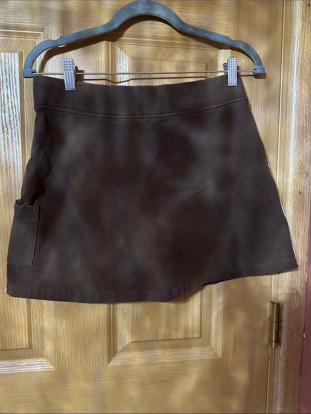 tek gear Brown Mini Skirt with Side Pocket